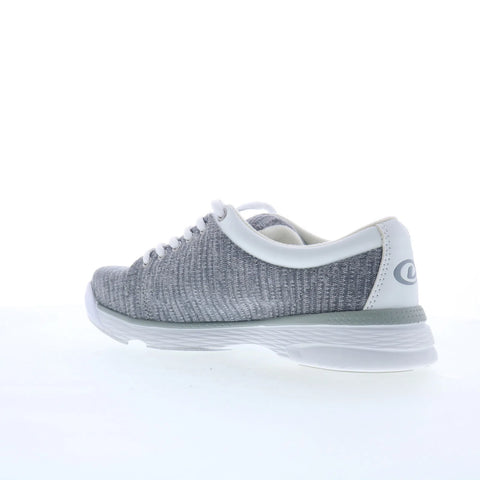 Dexter Ainslee DW0002498 Womens Gray Canvas Lace Up Athletic Bowling Shoes 