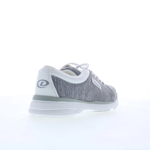 Dexter Ainslee DW0002498 Womens Gray Canvas Lace Up Athletic Bowling Shoes 