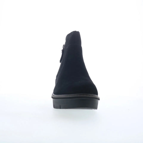 Clarks Airabell Zip 26163310 Womens Black Suede Zipper Ankle & Booties Boots