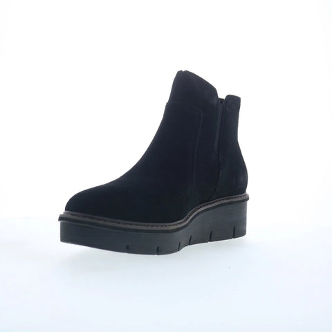 Clarks Airabell Zip 26163310 Womens Black Suede Zipper Ankle & Booties Boots