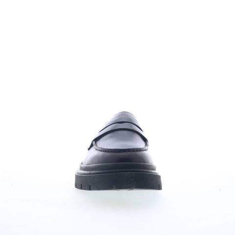 Steve Madden Akkron AKKR01M1 Mens Black Loafers & Slip Ons Penny Shoes