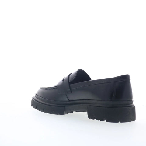 Steve Madden Akkron AKKR01M1 Mens Black Loafers & Slip Ons Penny Shoes