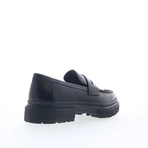 Steve Madden Akkron AKKR01M1 Mens Black Loafers & Slip Ons Penny Shoes