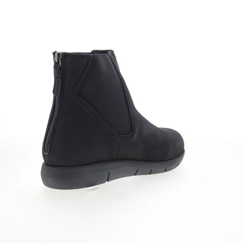 Softwalk Albany S2351-001 Womens Black Suede Zipper Chelsea Boots