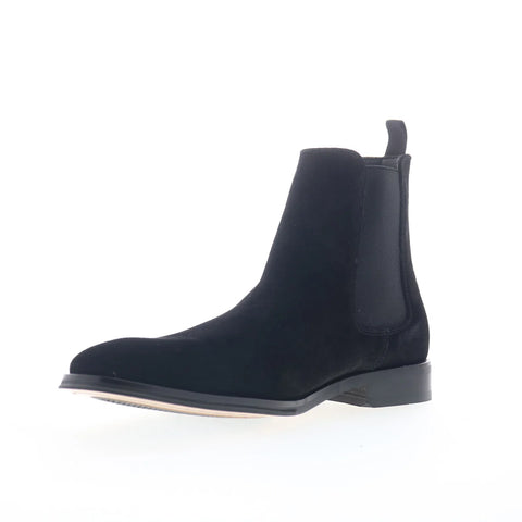 Steve Madden Aldair ALDA01M1 Mens Black Suede Slip On Chelsea Boots