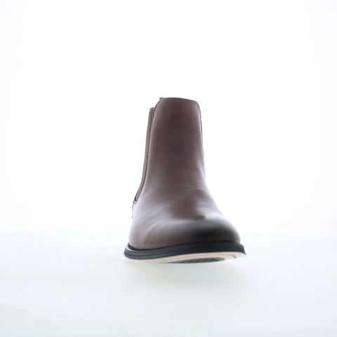 Steve Madden Aldair ALDA01M1 Mens Brown Leather Slip On Chelsea Boots