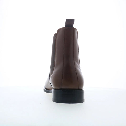 Steve Madden Aldair ALDA01M1 Mens Brown Leather Slip On Chelsea Boots