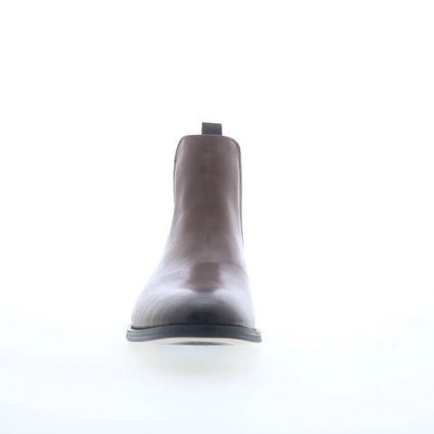 Steve Madden Alder ALDE01M1 Mens Brown Leather Slip On Chelsea Boots