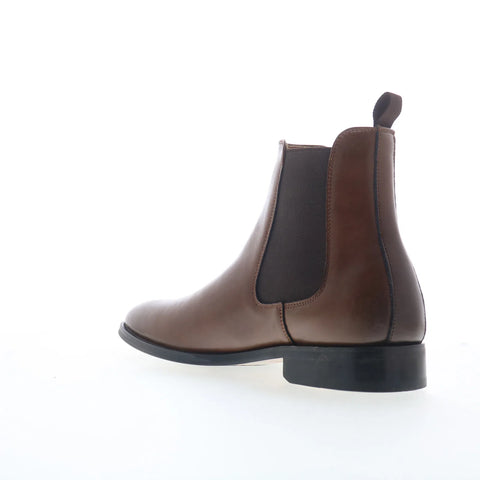 Steve Madden Alder ALDE01M1 Mens Brown Leather Slip On Chelsea Boots