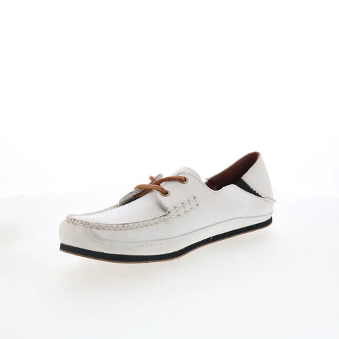 T.B. Phelps Alex Mens White Nubuck Slip On Loafers & Slip Ons Casual Shoes