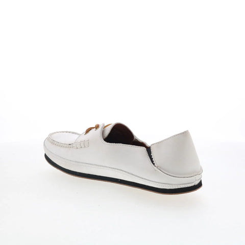 T.B. Phelps Alex Mens White Nubuck Slip On Loafers & Slip Ons Casual S ...