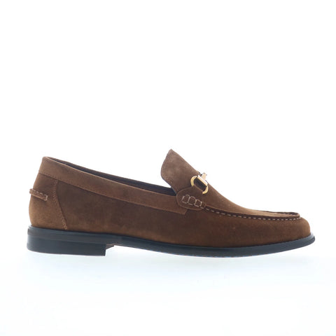 Steve Madden Alfio ALFI01M1 Mens Brown Suede Loafers & Slip Ons Casual Shoes