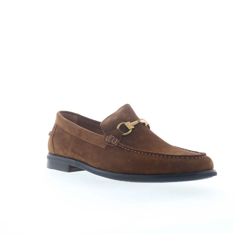 Steve Madden Alfio ALFI01M1 Mens Brown Suede Loafers & Slip Ons Casual Shoes