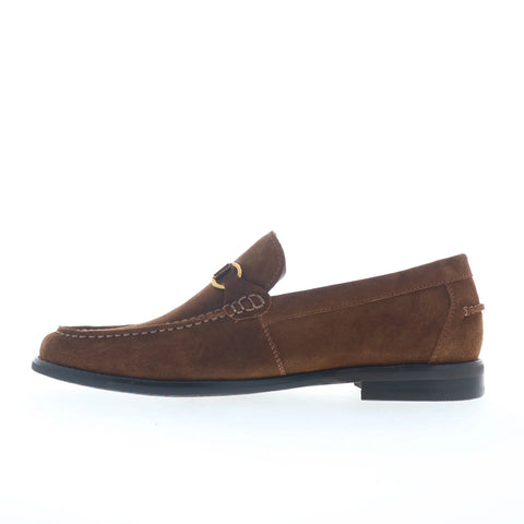 Steve Madden Alfio ALFI01M1 Mens Brown Suede Loafers & Slip Ons Casual Shoes