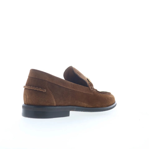 Steve Madden Alfio ALFI01M1 Mens Brown Suede Loafers & Slip Ons Casual Shoes