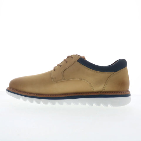 Johnston & Murphy Algood 59-4720 Mens Beige Wide Oxfords Casual Shoes