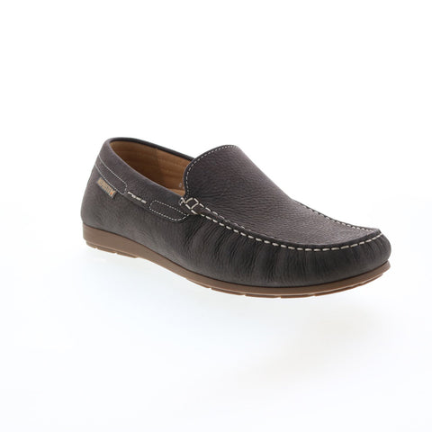 Mephisto Algoras Mens Brown Leather Slip On Loafers & Slip Ons Casual Shoes