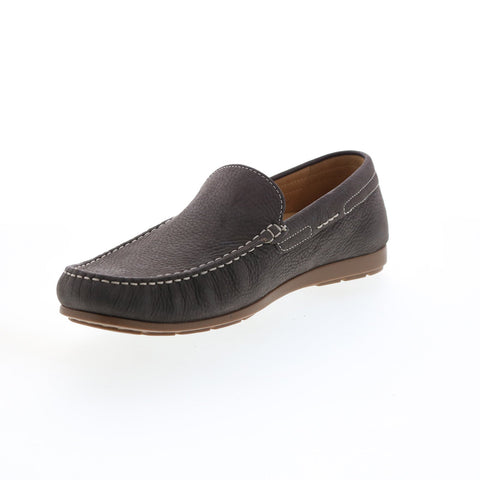 Mephisto Algoras Mens Brown Leather Slip On Loafers & Slip Ons Casual Shoes