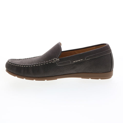 Mephisto Algoras Mens Brown Leather Slip On Loafers & Slip Ons Casual Shoes