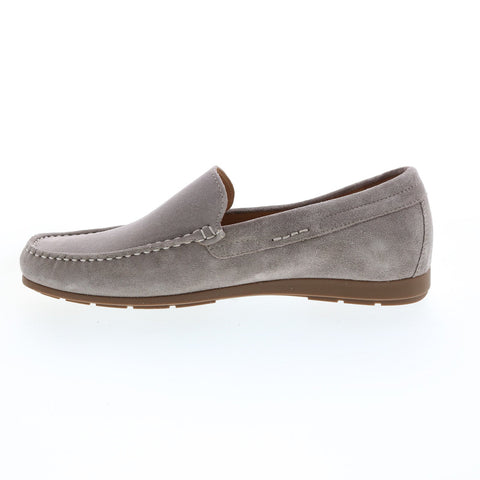 Mephisto Algoras Mens Gray Suede Slip On Loafers & Slip Ons Casual Shoes