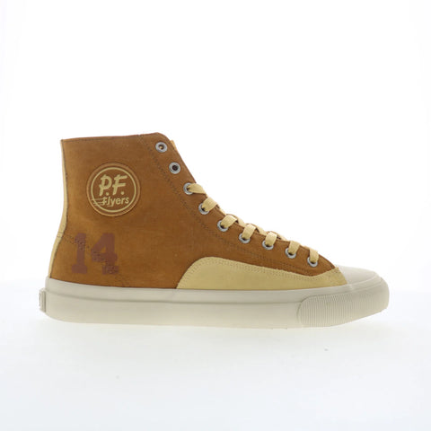 PF Flyers All-American HI AA25H1CS Mens Brown Lifestyle Sneakers Shoes