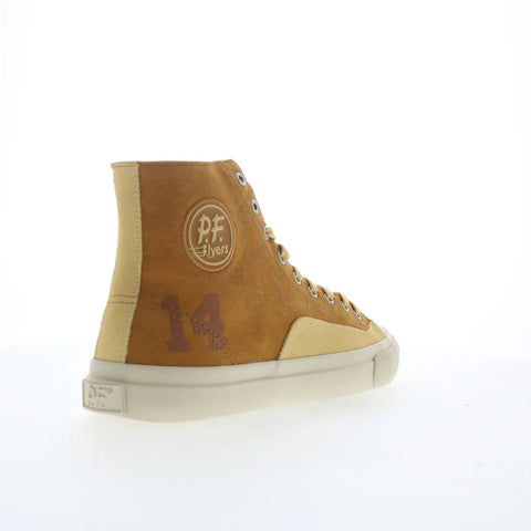 PF Flyers All-American HI AA25H1CS Mens Brown Lifestyle Sneakers Shoes