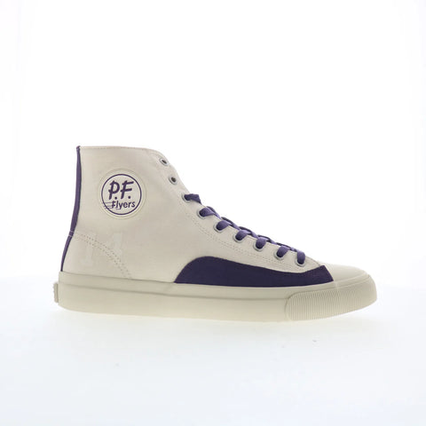 PF Flyers All-American HI AA25H1DV Mens White Lifestyle Sneakers Shoes