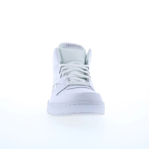 Reebok Allegro Mens White Leather Lace Up Lifestyle Sneakers Shoes