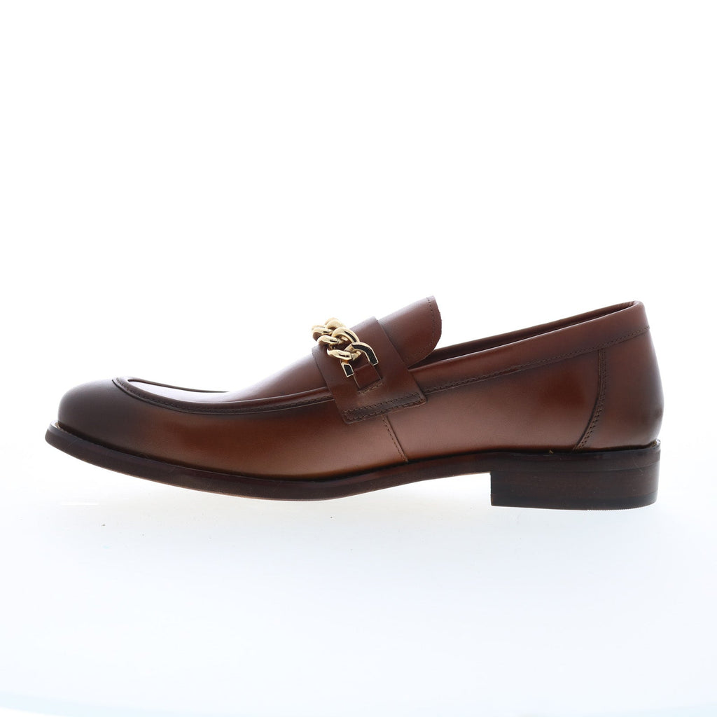 Steve Madden Men's Almano Loafer, Tan Leather, 7.5, Tan