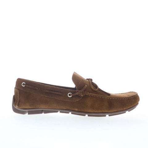 Steve Madden Amalfi AMAL01M1 Mens Brown Loafers & Slip Ons Moccasin Shoes