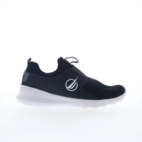 Nautica Ambrea Mens Black Synthetic Slip On Lifestyle Sneakers Shoes