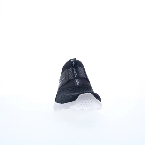 Nautica Ambrea Mens Black Synthetic Slip On Lifestyle Sneakers Shoes
