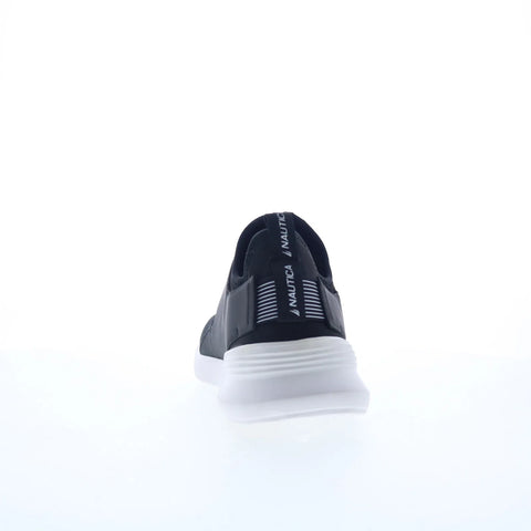 Nautica Ambrea Mens Black Synthetic Slip On Lifestyle Sneakers Shoes