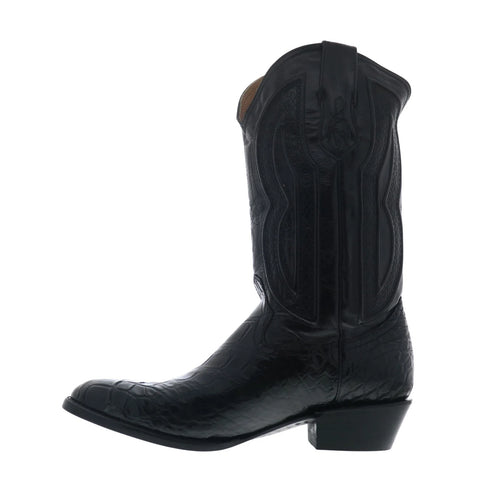 Ferrini American Aligator R-Toe 1071127 Mens Black Cowboy Western Boots