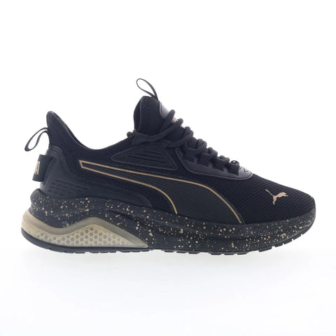 Puma Amplifier Speckle 39914503 Womens Black Mesh Lifestyle Sneakers Shoes