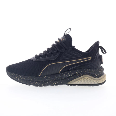 Puma Amplifier Speckle 39914503 Womens Black Mesh Lifestyle Sneakers Shoes