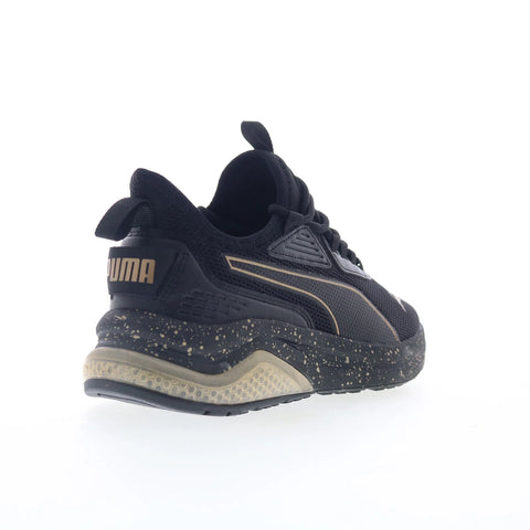 Puma Amplifier Speckle 39914503 Womens Black Mesh Lifestyle Sneakers Shoes