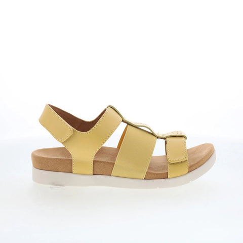 Spenco Anabel SP1059CED Womens Brown Leather Strap Sandals Shoes
