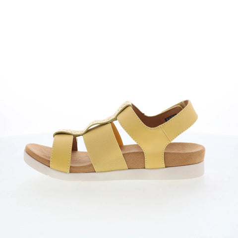 Spenco Anabel SP1059CED Womens Brown Leather Strap Sandals Shoes