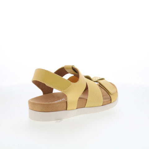 Spenco Anabel SP1059CED Womens Brown Leather Strap Sandals Shoes