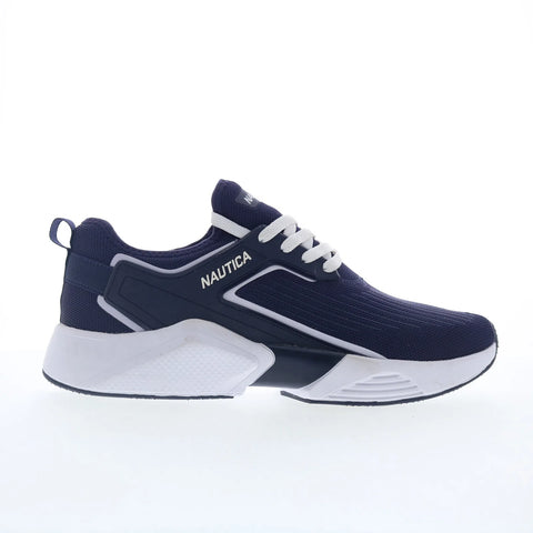 Nautica Andino 2 Mens Blue Mesh Lace Up Lifestyle Sneakers Shoes
