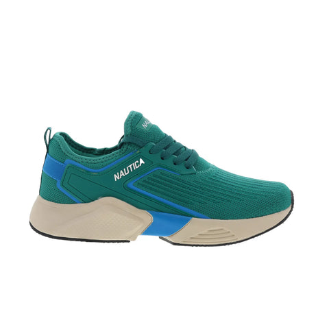 Nautica Andino 2 CM0957 Mens Green Mesh Lace Up Lifestyle Sneakers Shoes