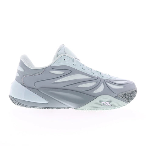 Reebok Angel Reese 1 Mens Blue Leather Lace Up Athletic Basketball Shoes