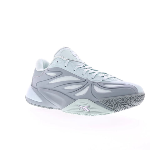 Reebok Angel Reese 1 Mens Blue Leather Lace Up Athletic Basketball Shoes