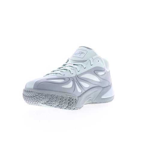 Reebok Angel Reese 1 Mens Blue Leather Lace Up Athletic Basketball Shoes