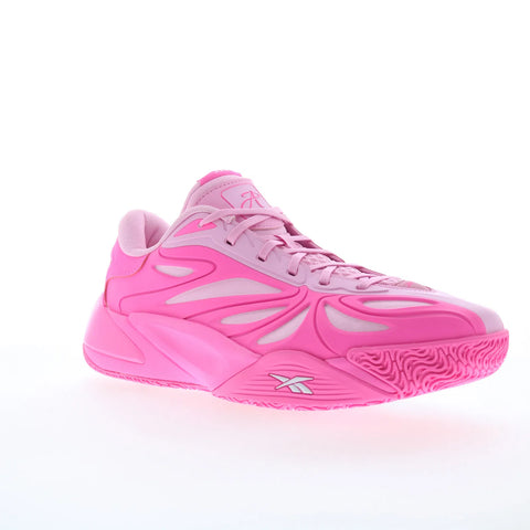 Reebok Angel Reese 1 Mens Pink Synthetic Lace Up Athletic Basketball Shoes