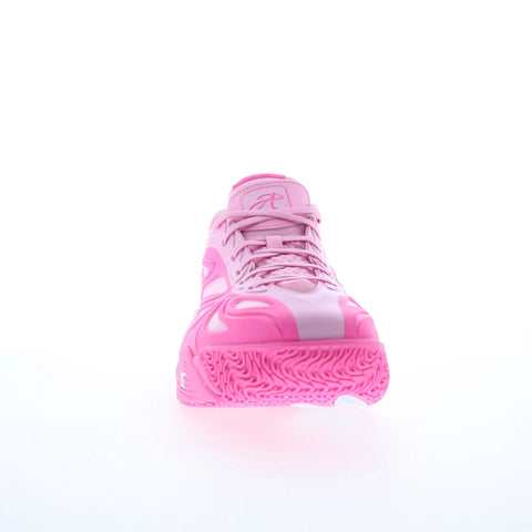 Reebok Angel Reese 1 Mens Pink Synthetic Lace Up Athletic Basketball Shoes