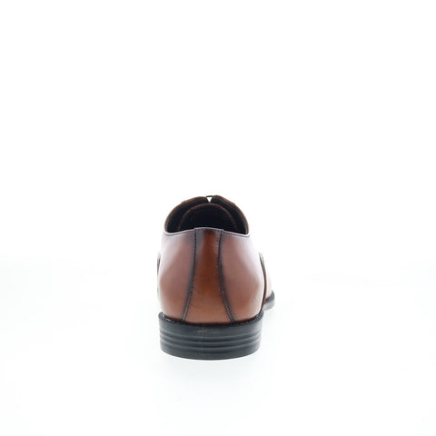 Studio Belvedere Angelo Mens Brown Leather Oxfords & Lace Ups Cap Toe Shoes