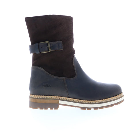 Bos. & Co. Annex Womens Brown Suede Zipper Casual Dress Boots