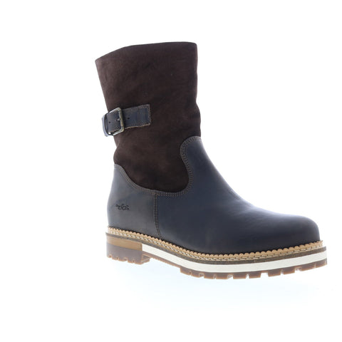 Bos. & Co. Annex Womens Brown Suede Zipper Casual Dress Boots